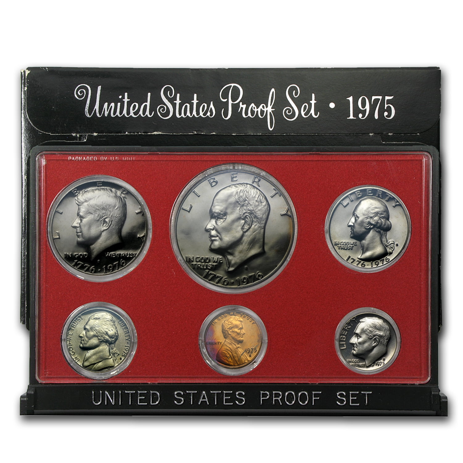 1968-1992 U.S Mint 25 Proof Set San Francisco Mint Box and COA 