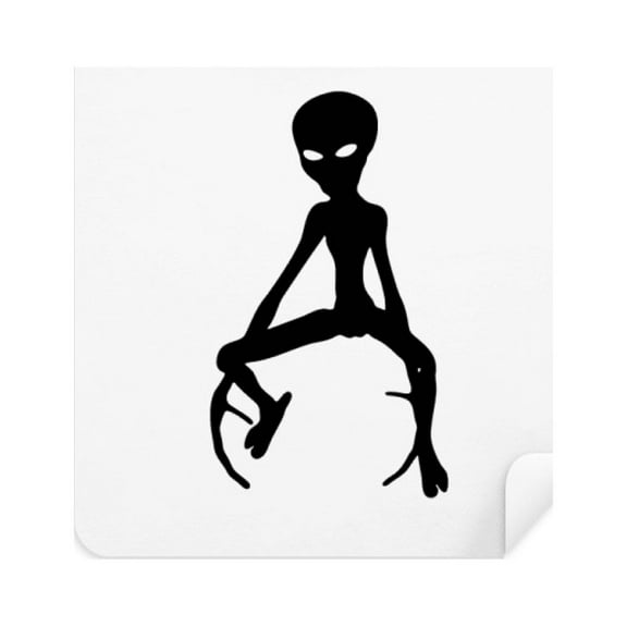 Universe And Alien Alien Glasses Cloth Screen Cleaner Suede Fabric 2 Pack