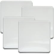 Range Kleen 4-Piece White Square Metal Burner Kover Set