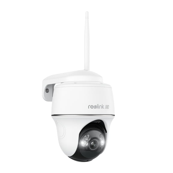 Reolink Argus 4K Wifi Security Camera, 360° PT Person Detection Surveillance Wireless Outdoor Camera