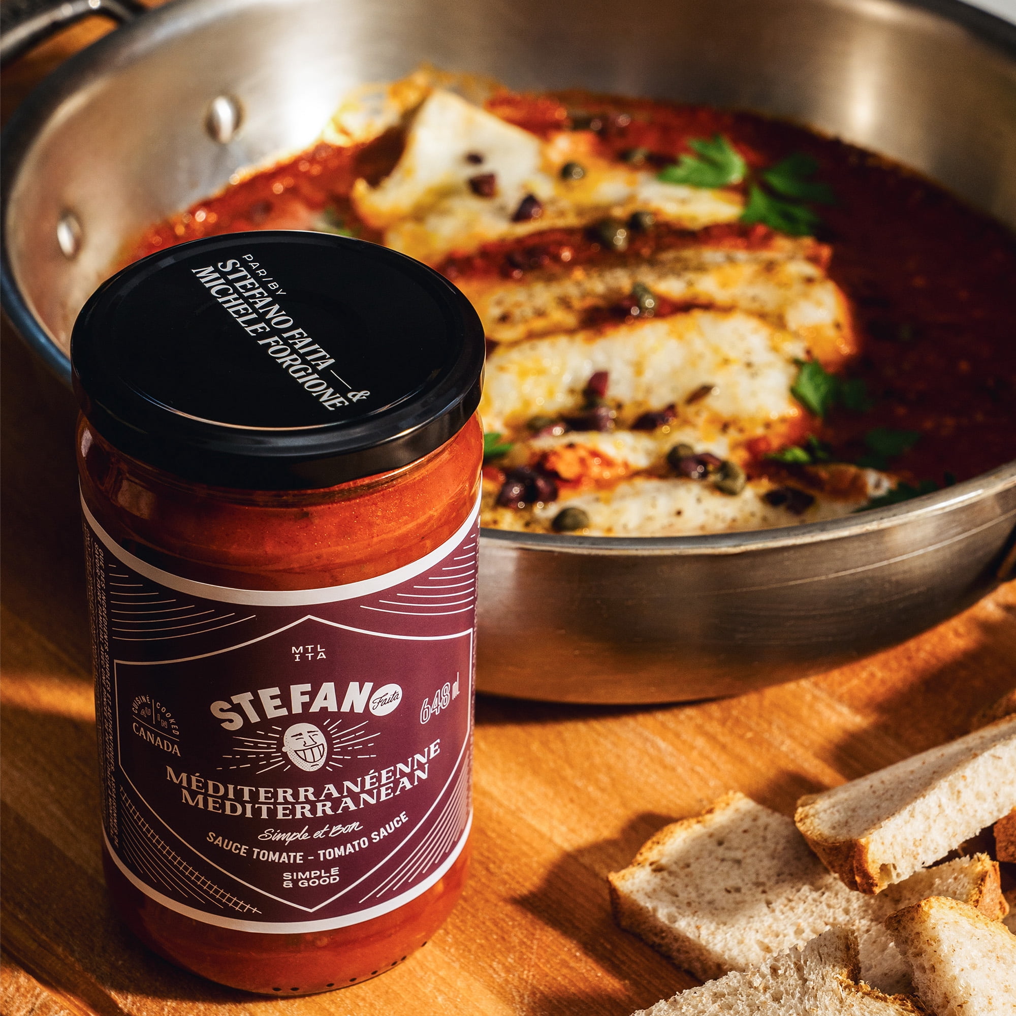 Sauce pour pâtes méditerranéenne Stefano, 648 mL