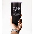 thumbnail image 2 of Father''s Day Gift Tumbler - 20oz Stainless Steel Insulated Travel Mug/Tumbler with Lid and Straw for Coffee - Dad Tumbler Father''s Birthday Gift for Best Dad, Dad Gifts from Daughter/Son, 2 of 6