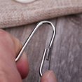 thumbnail image 5 of 12pcs Curtain Ring With Clips Stainless Steel Curtain Clips Opened Curtain, 5 of 5