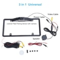 thumbnail image 3 of High Definition Car License Plate Frame Radars Rear View Reverse Backup Camera, 3 of 18