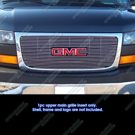 - Fits 2003-2017 GMC Savana Explorer Conversion Billet Grille Insert