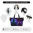 thumbnail image 4 of Women Men Universe Nebula Galaxy Gym Duffel Bag Travel Carry On Weekender Overnight Tote Personal Item Bag, 4 of 6