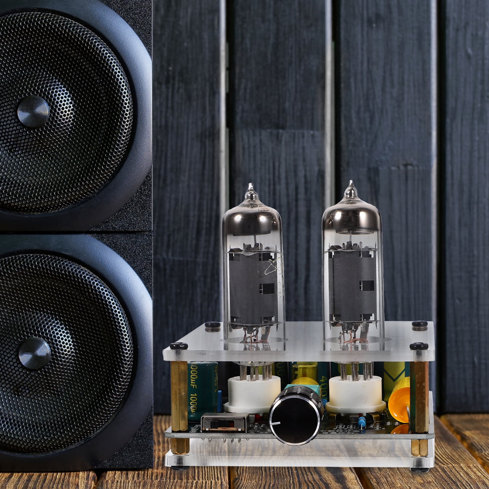 Tube Amplifier Speakers Board Preamplifier Hi-Fi Stereo Pre-amp for Phonograph Hifi Sound System Vacuum Electron Valve