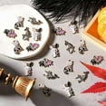 thumbnail image 4 of U8MO 20x Halloween Skeleton Rabbit Bat Dolphins Cat Charm Pendants for Jewelry Making, 4 of 6