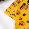 thumbnail image 5 of OOOUM Girls Button Down Loungewear Set Kids Short Sleeve Shorts Lounge Set Toddler Holiday Two Piece Outfits 4-5 Years, 5 of 9