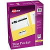Two Pocket Folders, Holds up to 40 Sheets, 25 Yellow Folders (47992)