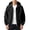 Black, variant on Abomasnow Men's Hooded Softshell Jacket Waterproof Lightweight Insulated Windbreaker Fleece Lined Rain Shell Jacket with Pockets