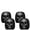 D Type, variant on Ghost Face Headrest Covers, Scary Face Printing Auto Seat Universal Halloween Elastic Models Headrest Protector-Eye Effects Cover Funny Decoration for Car Interior Vehicle Truck SUV (C Type, 4PCS)