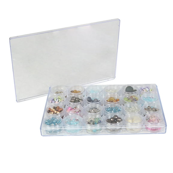 Everything Mary Plastic Storage Case with 24 Jar