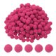 thumbnail image 1 of Pom Poms de 0.4 pulgadas para manualidades, 500 piezas de pompones para manualidades, bolas esponjosas a granel para sombreros, arte navideño DIY, rosa fuerte, 1 of 7