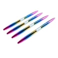 thumbnail image 4 of Juego de 4 pinceles para decoración de uñas, tubo de aluminio, mango ergonómico, firme, flexible, suave, para extensiones de uñas en gel., 4 of 14
