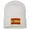White, variant on Top Headwear Espana Spain Beanie - Men's Womens Long Winter Cuff Beanie Cap, Black