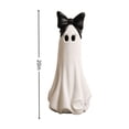 thumbnail image 3 of Texas Large Ghost Tabletop Decoration For Mantel Shelf Entryway Table Fall Holiday Decoration, Black and White, 20", 3 of 8