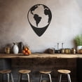 thumbnail image 3 of LaModaHome Exclusive World And Location Metal Wall Art – Durable & Artistic Metal Wall Art for Home and Office Decor, Perfect for Any Interior Design Aesthetic, 3 of 5