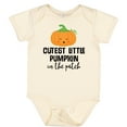thumbnail image 3 of Inktastic Cutest Little Pumpkin in the Patch Halloween Boys or Girls Baby Bodysuit, 3 of 5