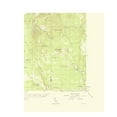 thumbnail image 2 of Topographical Map - Jellico California Quad - USGS 1959 - Vintage Wall Art, 2 of 4