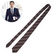 thumbnail image 3 of Corbalo de rayas estilo escolar corbata corbata de corbata pre-atada para hombres para niños TIPA CLÁSICA DE POLIESTOR, 3 of 5