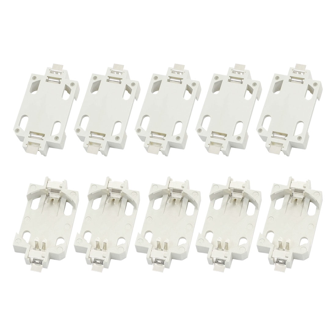 Unique Bargains 10pcs Plastic Housing CR2032 SMD Lithium Cell Button