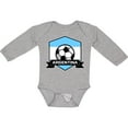 thumbnail image 3 of Inktastic Soccer Argentina Flag Banner Boys or Girls Long Sleeve Baby Bodysuit, 3 of 5