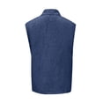 thumbnail image 4 of Men's Sleeveless Button Down Tank Top Shirt Gym Workout Running Beach Summer Tee Vest Big And Tall Muscle Fit Mens Summer Lightweight Pullover Tee Shirts, 4 of 5
