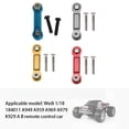 thumbnail image 4 of ziyahi RC Car Aluminium Alloy Upgrade Refit Servo Link For 1/18 A949 Metal Upgrade Refit Servo Link Remote Control Car blue 1Set, 4 of 6