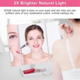 thumbnail image 3 of Trifold Makeup Mirror with 22 LED Light,10X/3X/2X Magnification, 3 of 5