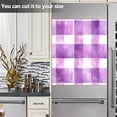 thumbnail image 3 of Yayeee Magnetic Dishwasher Cover for The Front Decoration Home Kitchen Machine Sticker Protector, Purple and White Pattern, 3 of 6