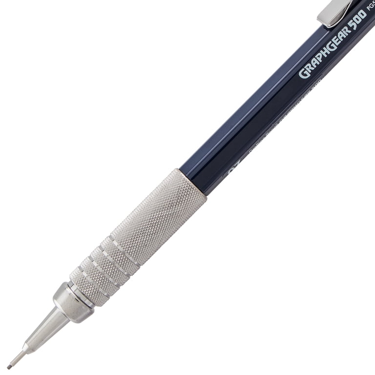 Pentel, GraphGear Drafting Pencil, .7mm, Blue, Metal Mesh Grip