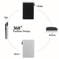thumbnail image 3 of FALAN MULE Slim Smart Aluminum Card Holder Mens Wallet Minimalist Leather RFID Blocking Metal Pop Up Wallet, 3 of 7