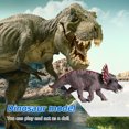thumbnail image 2 of Simulación Jurásico Dinosaurio Juguete Niños Triceratops Modelo Animal Colección Muñecas Tmvgtek juguetes de los niños, 2 of 9