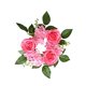 thumbnail image 1 of Corona de anillos de vela de pilar floral artificial Decoración de Halloween de 7.87 pulgadas Rosa, 1 of 9