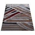 thumbnail image 3 of Rugsotic Carpets Hand Knotted Silk Area Rugs - 6'X9', Rectangle, Multicolor, Abstract Modern Design, High Pile Thick Handmade Anti Skid Area Rugs For Living Room, Bed Room (Ns1232), 3 of 5