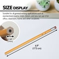 thumbnail image 3 of BAZIC Pencil #2 HB Pencils, Latex Free Eraser, Wood Free Yellow Unsharpened (12/Pack), 4-Packs, 3 of 7