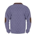 thumbnail image 4 of Blusas y camisas de manga larga con cuello redondo Sudadera con capucha de cuello redondo para hombre Jersey estampado Blusa de poliéster de manga larga para hombre, 4 of 4