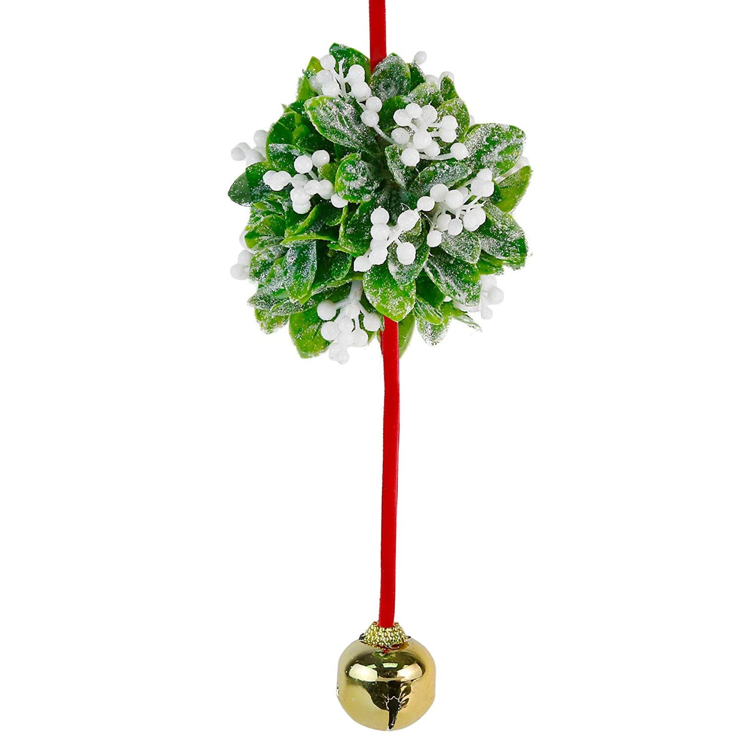 Ornativity Mistletoe Ball Christmas Ornament Holiday Mistletoe Bell Hanging Decoration