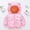 Pink, variant on Fesfesfes Kids Toddler Unisex Hooded Puffer Jacket with Bear Ears Full Zip All-Over Printed Winter Coat for Boys Girls Ages 1-8 Years