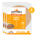 thumbnail image 2 of Tumaro's Honey Wheat Carb Wise Wraps, 3 pack, 24 count, 2 of 9