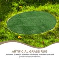 thumbnail image 5 of OULII simulated grass Circular Fake Grass Mat Green Plastic No Maintenance Required 1Pcs, 5 of 5