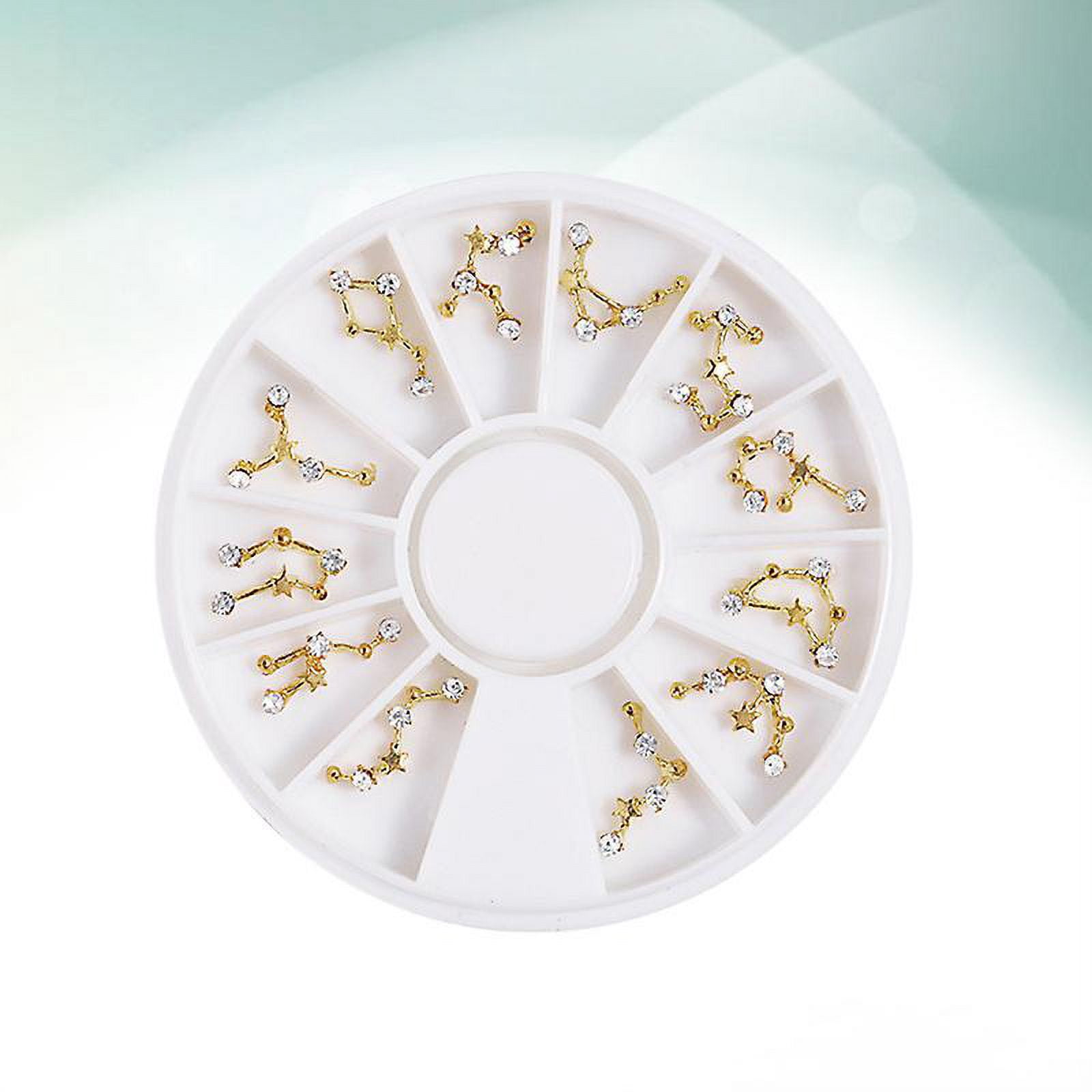 2pcs Manicure Turntable Stickers