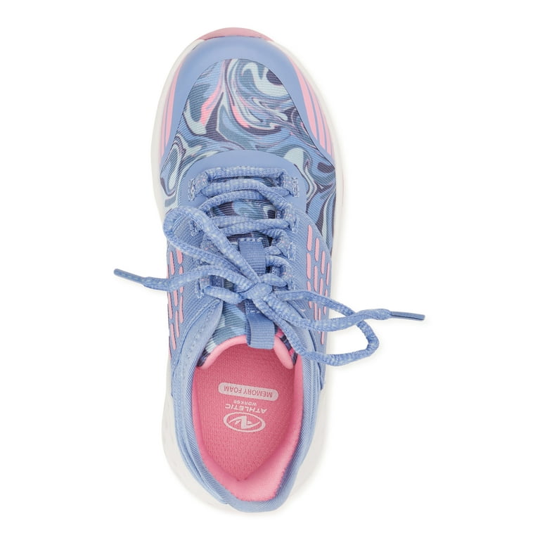 Athletic Works Girls Mesh Running Sneakers Walmart