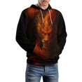thumbnail image 3 of LAOLIUSN Men's Novel Dragon Hoodie 3D Print Graphic Hoodies Casual Cool Sweatshirt Pullover Size S–4XL, 3 of 7