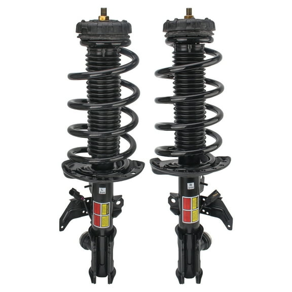 Detroit Axle - 2 Front Struts for 2010-2016 Cadillac SRX, 2011 2012 2013 2014 2015 Struts with Coil Spring Assembly Replacement Suspension [with Electronic Controlled Suspension]