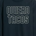 thumbnail image 3 of Instant Message - Quiero Tacos - Men's Long Sleeve T-Shirt, 3 of 6