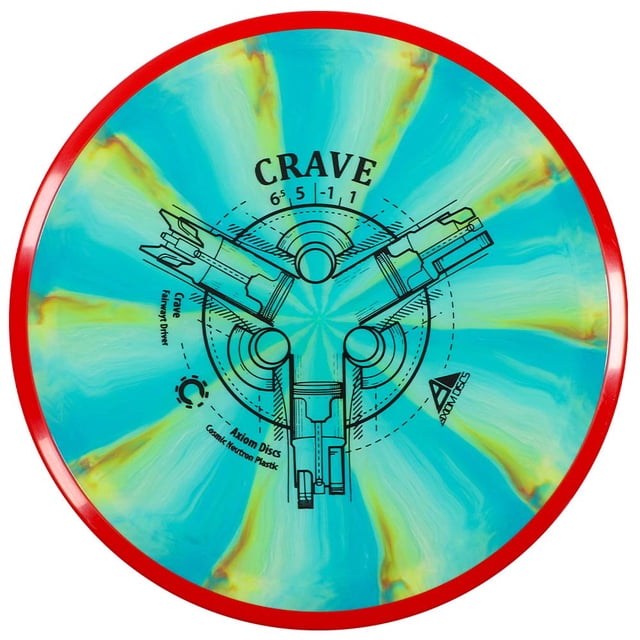 Axiom Discs Cosmic Neutron Crave Disc Golf Fairway Driver (165-170g / Colors May Vary)