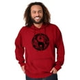 thumbnail image 5 of Koi Fish Ying Yang Balance Symbolic Hoodie Sweatshirt Women Men Brisco Brands 3X, 5 of 6