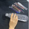thumbnail image 5 of 5-105 Set Heat Erasable Magic Marker Pen Temperature Disappearing Fabric Easy Melt Pens Line Mark DIY Craft Sewing Accessories, 5 of 5